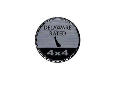 Delaware Rated Badge (Universal; Some Adaptation May Be Required)