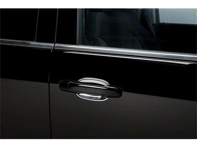 Putco Door Handle Covers; Buckets Only; Chrome (15-19 Sierra 3500 HD Regular Cab, Double Cab)
