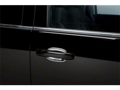 Putco Door Handle Covers; Buckets Only; Chrome (15-19 Sierra 3500 HD Crew Cab)