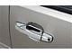 Putco Door Handle Covers without Passenger Keyhole; Chrome (07-14 Sierra 3500 HD Regular Cab, Extended Cab)