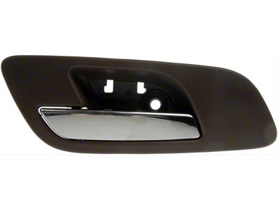 Interior Door Handle; Front Left; Chasmere; Chrome; Plastic; Without Heated Seats and Memory (07-14 Sierra 3500 HD)