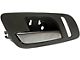Interior Door Handle; Front Left; Titanium; Chrome; Plastic; With Heated Seats; Without Memory (07-14 Sierra 3500 HD)