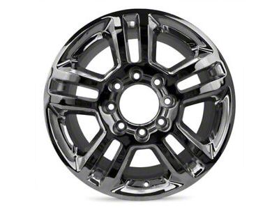 Double 5-Spoke Chrome 8-Lug Wheel; 20x8.5; 44mm Offset (20-25 Sierra 3500 HD SRW)