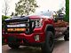 Dual 40-Inch White and Amber LED Light Bars with Grille Mounting Brackets (20-24 Sierra 3500 HD, Excluding Base & Denali)