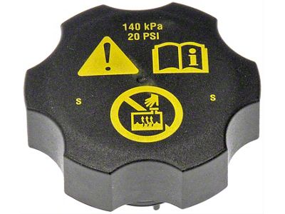 Engine Coolant Reservoir Cap; 20-PSI (07-17 Sierra 3500 HD)