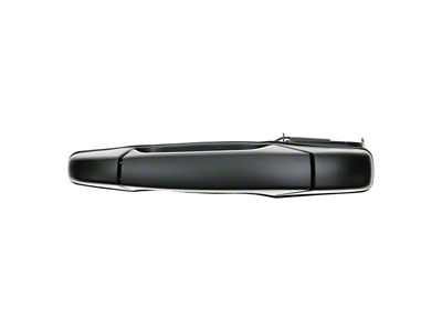 Exterior Door Handle; Rear Driver Side; Paint to Match Black (07-14 Sierra 3500 HD Crew Cab)