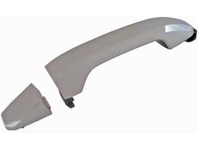 Exterior Door Handle; Rear Right and Left; Plastic; Without Passive Entry (15-19 Sierra 3500 HD)