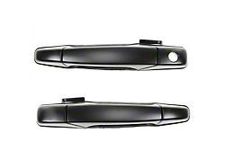 Exterior Door Handles; Front; Paint to Match Black (07-14 Sierra 3500 HD)