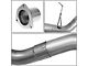 Filter-Back Single Exhaust System with Polished Tip; Side Exit (07-10 6.6L Duramax Sierra 3500 HD)