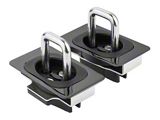 Flush Fit Retractable Tie Down Anchors; Front Only (15-26 Sierra 3500 HD)
