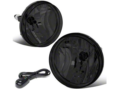 Fog Lights with Switch; Smoked (07-14 Sierra 3500 HD)