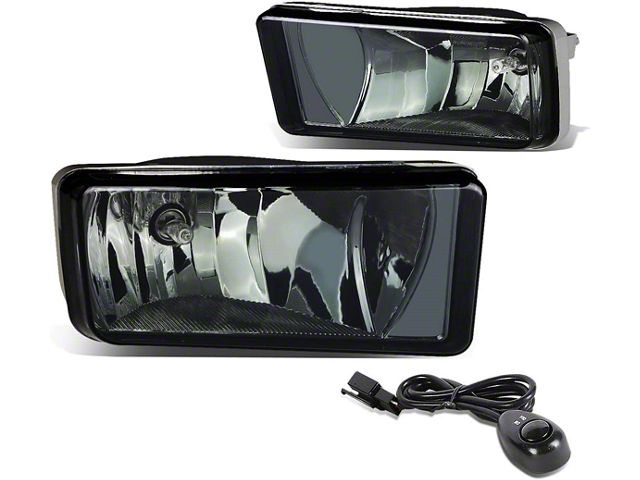 Fog Lights with Switch; Smoked (07-14 Sierra 3500 HD)
