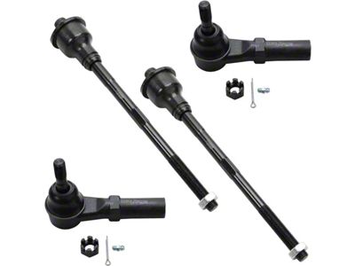 Front Inner and Outer Tie Rods (07-10 Sierra 3500 HD)