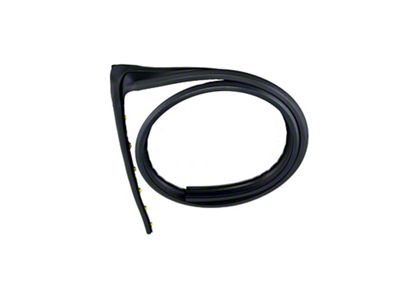 Front Upper Auxiliary Weatherstrip; Passenger Side (07-14 Sierra 3500 HD Crew Cab)