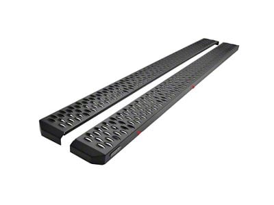 Westin Grate Steps Running Boards; Textured Black (15-19 Sierra 3500 HD Crew Cab)