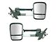 Heated Manual Towing Mirrors; Chrome (07-14 Sierra 3500 HD)