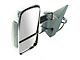 Heated Manual Towing Mirrors; Chrome (07-14 Sierra 3500 HD)