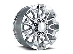 High Country Style Chrome 8-Lug Wheel; 22x8.5; 44mm Offset (20-26 Sierra 3500 HD SRW)