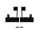 Hitch Bar Reverse 7-Inch LED Flood Lighting Heavy Duty Bolt-On Blacked Out Kit (20-24 Sierra 3500 HD)