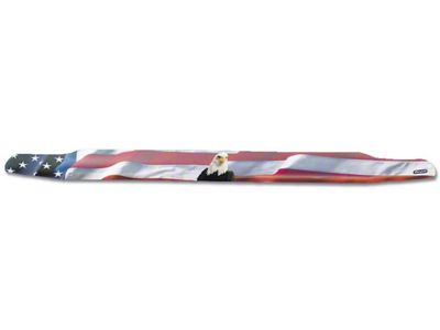 Vigilante Premium Hood Protector; American Flag with Eagle (15-19 Sierra 3500 HD w/o Induction System Hood)