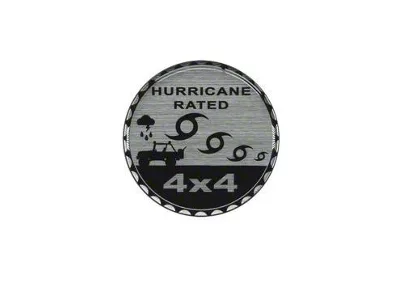 Hurricane Rated Badge (Universal; Some Adaptation May Be Required)