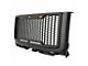 Impulse Upper Replacement Grille with Amber LED Lights; Matte Black (11-14 Sierra 3500 HD)