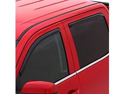In-Channel Ventvisor Window Deflectors; Front and Rear; Dark Smoke (20-26 Sierra 3500 HD Crew Cab)
