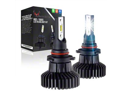 Infinity Beam LED Headlight Bulbs; HB3/9005 (07-14 Sierra 3500 HD)