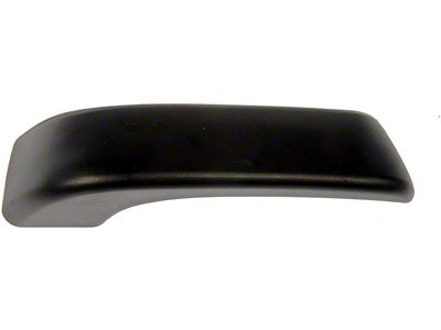 Interior Door Handle; Front and Rear Right; Paint to Match; Black; Lever Only; Plastic (07-14 Sierra 3500 HD Crew Cab)