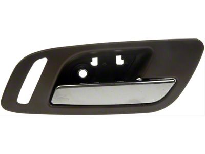 Interior Door Handle; Cashmere Brown and Chrome; Front Passenger Side (07-14 Sierra 3500 HD)