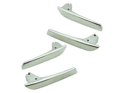 Interior Door Handle Levers; Chrome (07-14 Sierra 3500 HD)