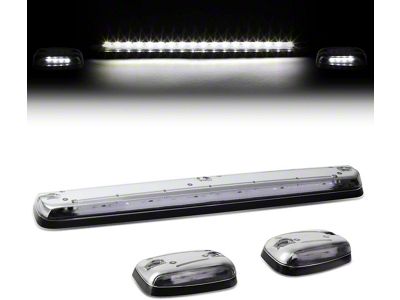 LED Cab Roof Lights; White (07-14 Sierra 3500 HD)