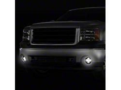 LED Fog Lights; Clear (07-14 Sierra 3500 HD)