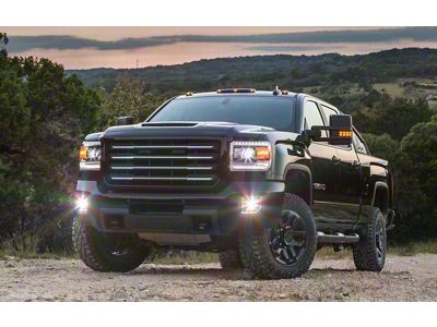 LED Halo Fog Lights (15-19 Sierra 3500 HD)