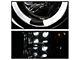 LED Halo Projector Headlights; Chrome Housing; Clear Lens (07-14 Sierra 3500 HD)