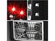 LED Tail Lights; Black Housing; Clear Lens (07-14 Sierra 3500 HD SRW)