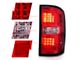 LED Tail Lights; Black Housing; Red Lens (15-19 Sierra 3500 HD SRW