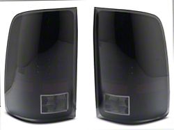 LED Tail Lights; Black Housing; Smoked Lens (07-14 Sierra 3500 HD SRW)