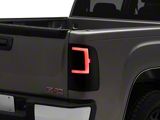 LED Tail Lights; Black Housing; Smoked Lens (07-14 Sierra 3500 HD SRW)