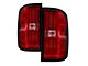 LED Tail Lights; Chrome Housing; Clear Lens (15-19 Sierra 3500 HD DRW w/ Factory Halogen Tail Lights)