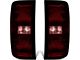 LED Tail Lights; Chrome Housing; Smoked Lens (15-19 Sierra 3500 HD DRW w/ Factory Halogen Tail Lights)