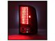 LED Tail Lights; Chrome Housing; Red/Clear Lens (07-14 Sierra 3500 HD SRW)