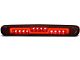 LED Third Brake Light with Sequential Brake Lights; Red Housing; Smoked Lens (07-14 Sierra 3500 HD)