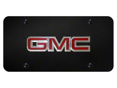 GMC OEM License Plate (Universal; Some Adaptation May Be Required)