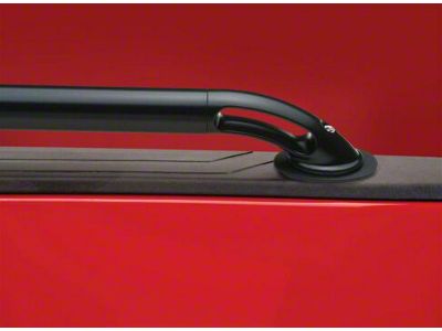 Putco Locker Side Bed Rails; Black (15-19 Sierra 3500 HD DRW w/ 8-Foot Long Box)