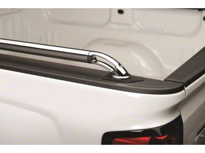 Putco Locker Side Bed Rails; GM Licensed (15-19 Sierra 3500 HD DRW w/ 8-Foot Long Box)