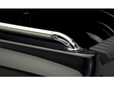 Putco Locker Side Bed Rails; Stainless Steel (15-19 Sierra 3500 HD)
