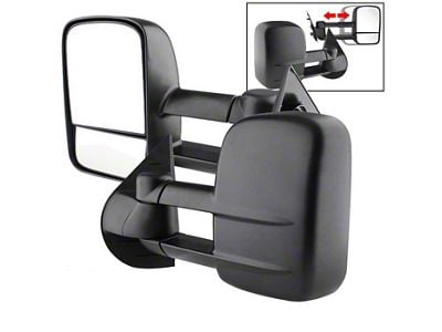 Manual Extendable Towing Mirrors (07-13 Sierra 3500 HD)