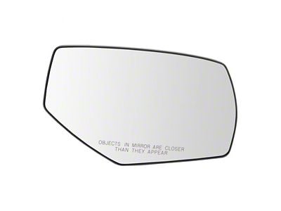 Manual Heated Spotter Glass Mirror Glass; Passenger Side (15-19 Sierra 3500 HD)