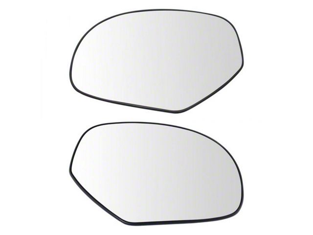 Manual Mirror Glass; Driver and Passenger Side (07-14 Sierra 3500 HD)